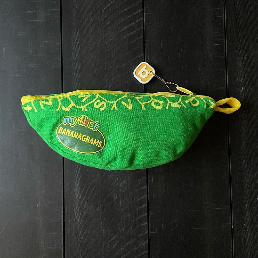 NWT! My First “Bananagrams”, 1-4 Player Kids Anagram, Tile Game (Ages 4-+).